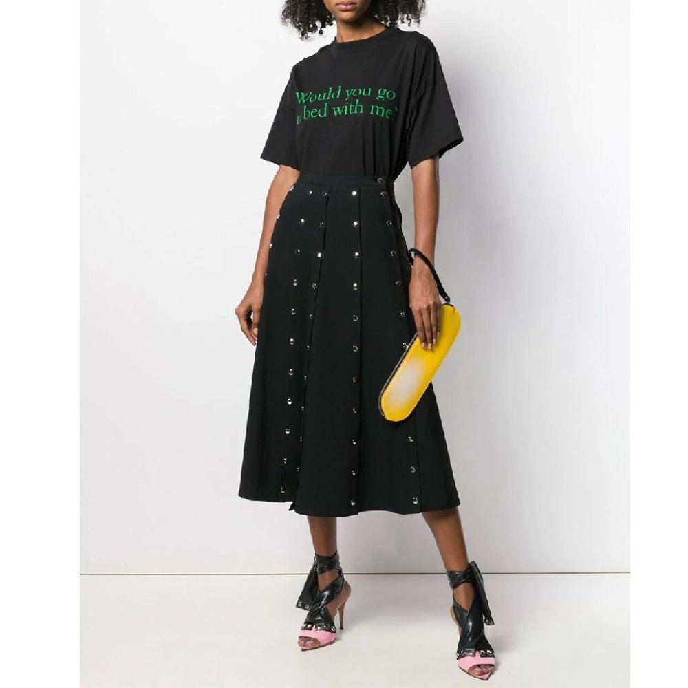 Christopher Kane Snap Crepe Skirt